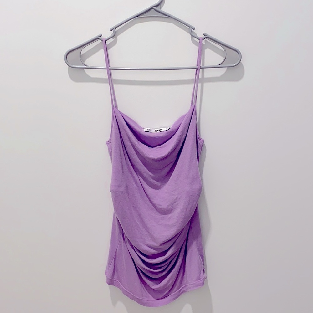 Saint Grace lavender tank top